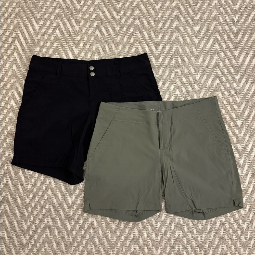 Women's Columbia Black and Green Shorts Bundle - Picture 1 of 8